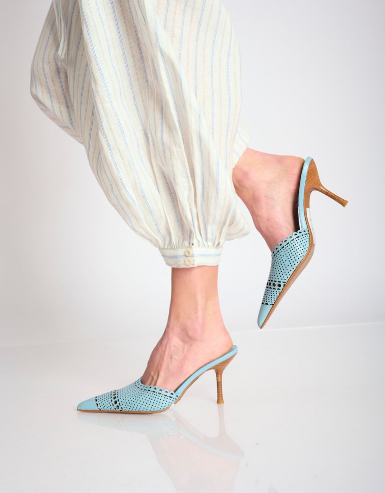 נעלי נשים - Jeffrey Campbell - כפכפי עקב IRYNA - תכלת3