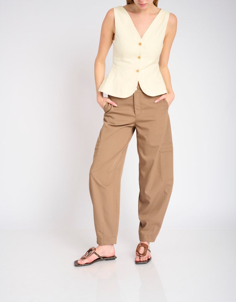 נעלי נשים - Jeffrey Campbell - כפכפים שטוחים LINQUES SNA - חום נחש2