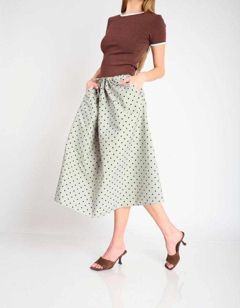 נעלי נשים - Jeffrey Campbell - כפכפי זמש עם עקב MR  BIG - חום כהה4