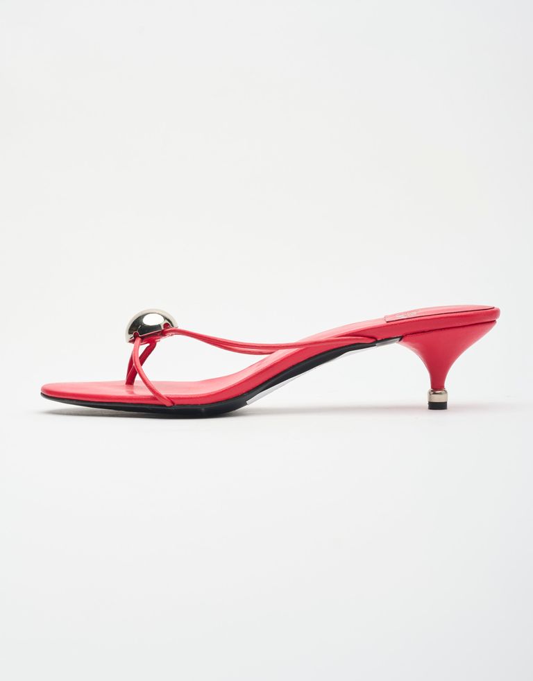 נעלי נשים - Jeffrey Campbell - כפכפי עקב  PRECIOSA - אדום4