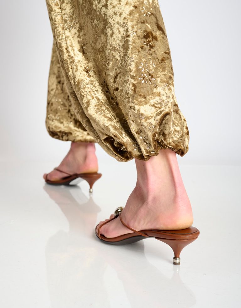 נעלי נשים - Jeffrey Campbell - כפכפי עקב  PRECIOSA - חום4