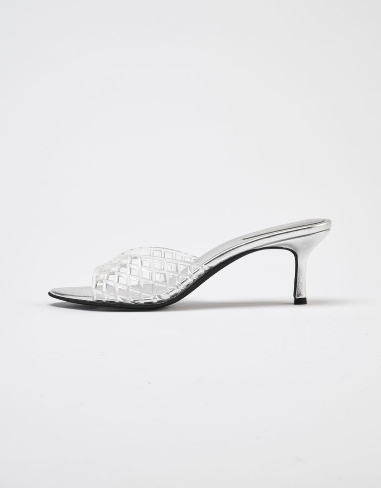 נעלי נשים - Jeffrey Campbell - כפכפי עקב SEABLU - שקוף4