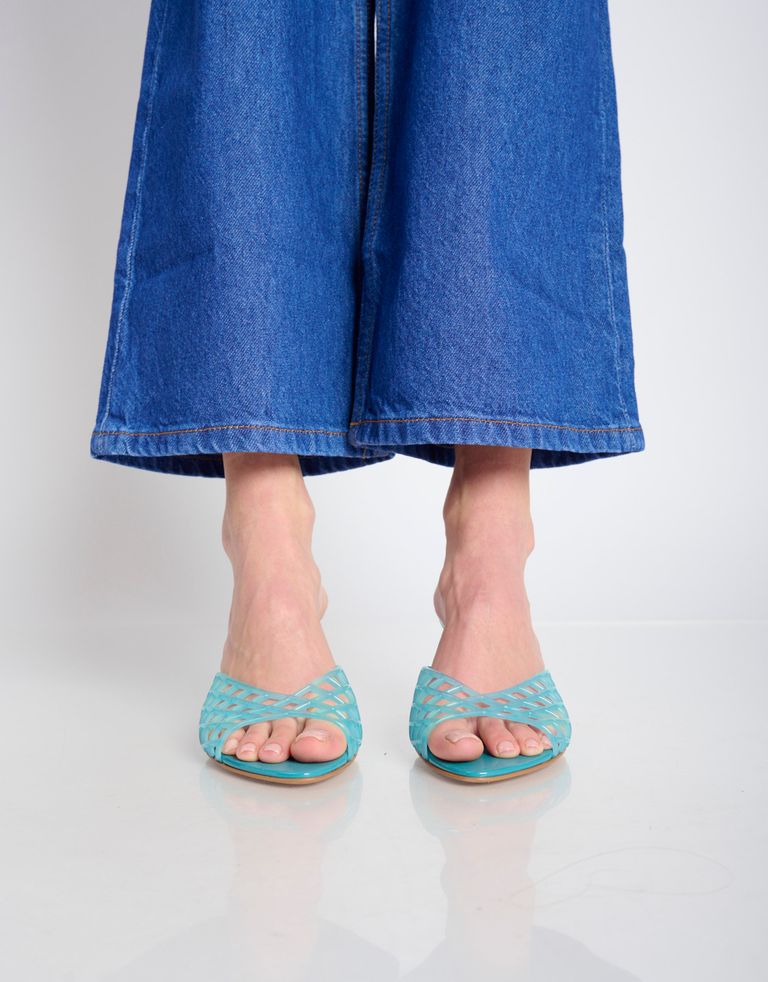 נעלי נשים - Jeffrey Campbell - כפכפי עקב SEABLU - תכלת4