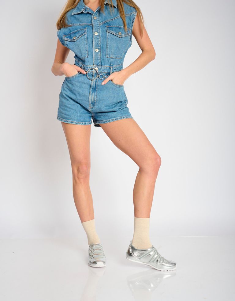נעלי נשים - Jeffrey Campbell - סניקרס TREAD - כסף2