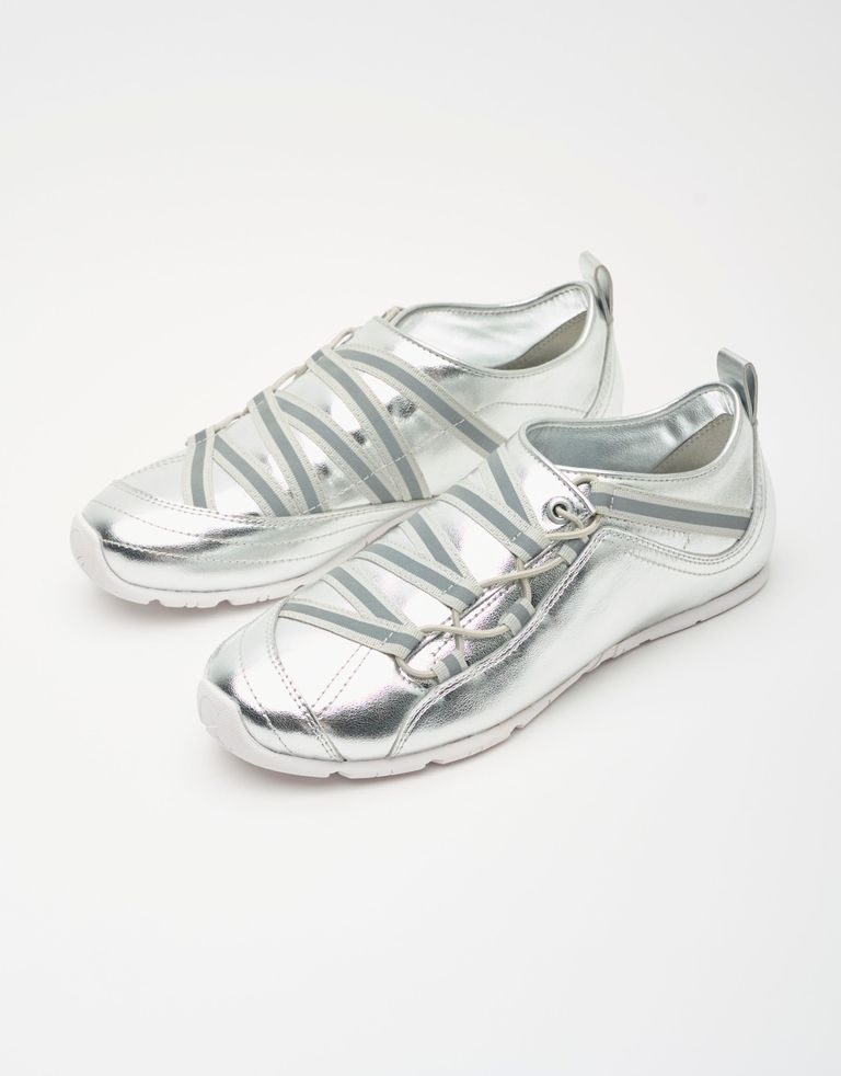 נעלי נשים - Jeffrey Campbell - סניקרס TREAD - כסף3