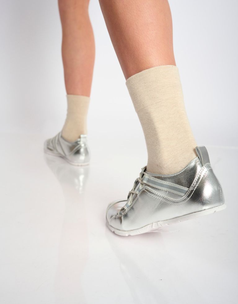 נעלי נשים - Jeffrey Campbell - סניקרס TREAD - כסף4