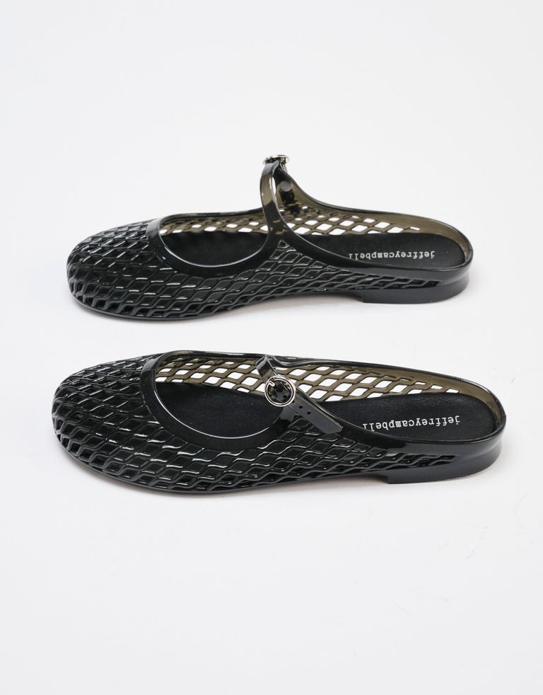 נעלי נשים - Jeffrey Campbell - כפכפי גומי ADORABLE - שחור4