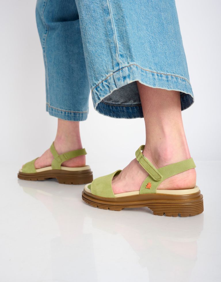 נעלי נשים - Art - סנדלי עור BIRMINGHAM - ירוק4