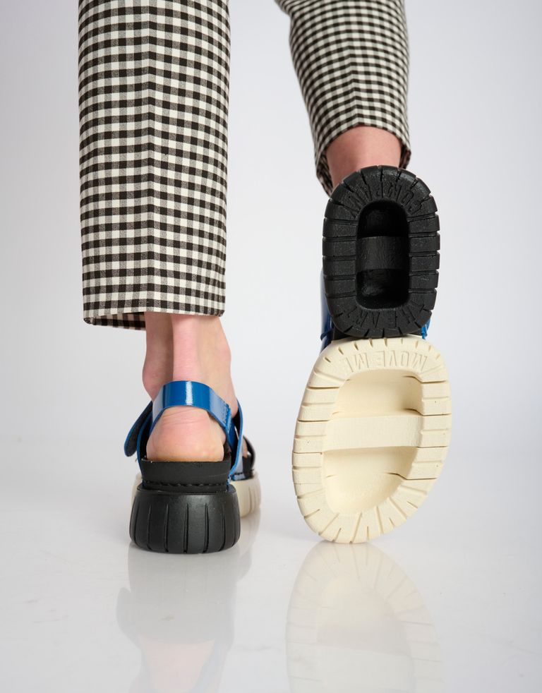 נעלי נשים - Art - סנדלים MADEIRA - כחול   לבן4