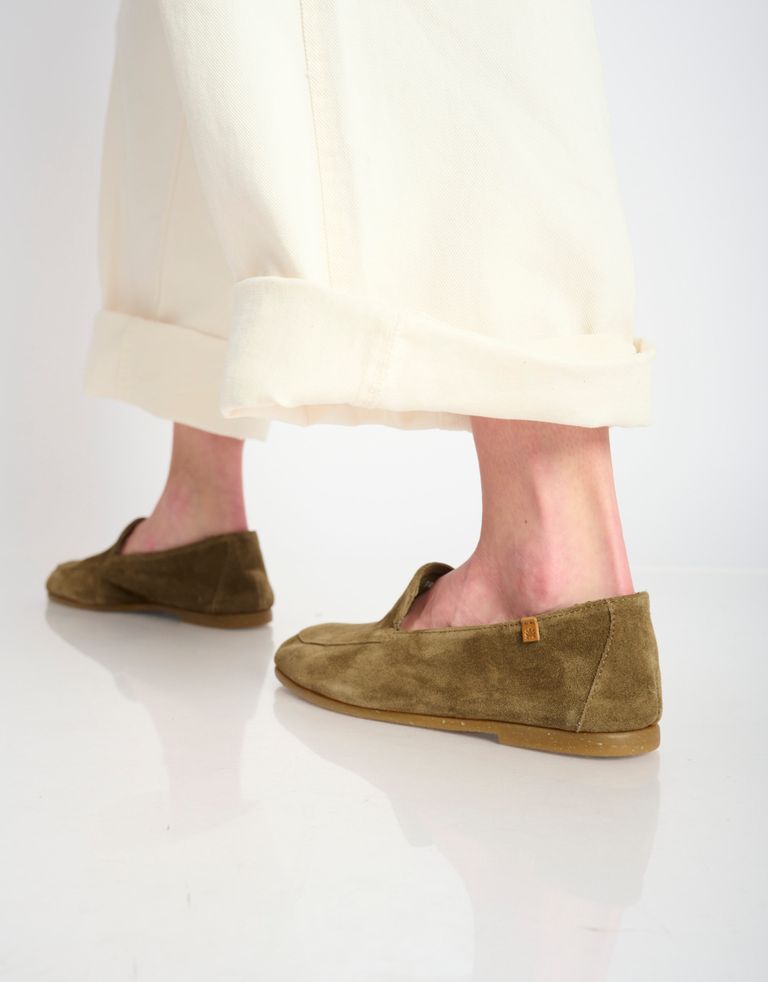 נעלי נשים - El Naturalista - מוקסינים CROCHE - ירוק4