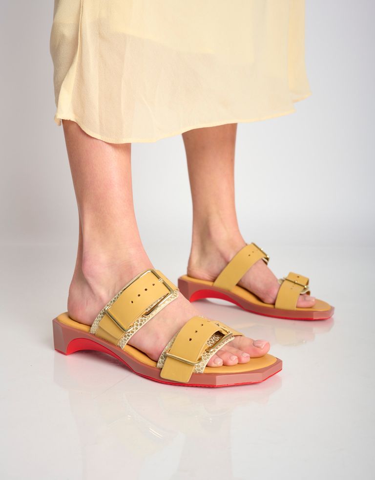 נעלי נשים - 4CCCCEES - כפכפים FOLLIN MONA - בז'2