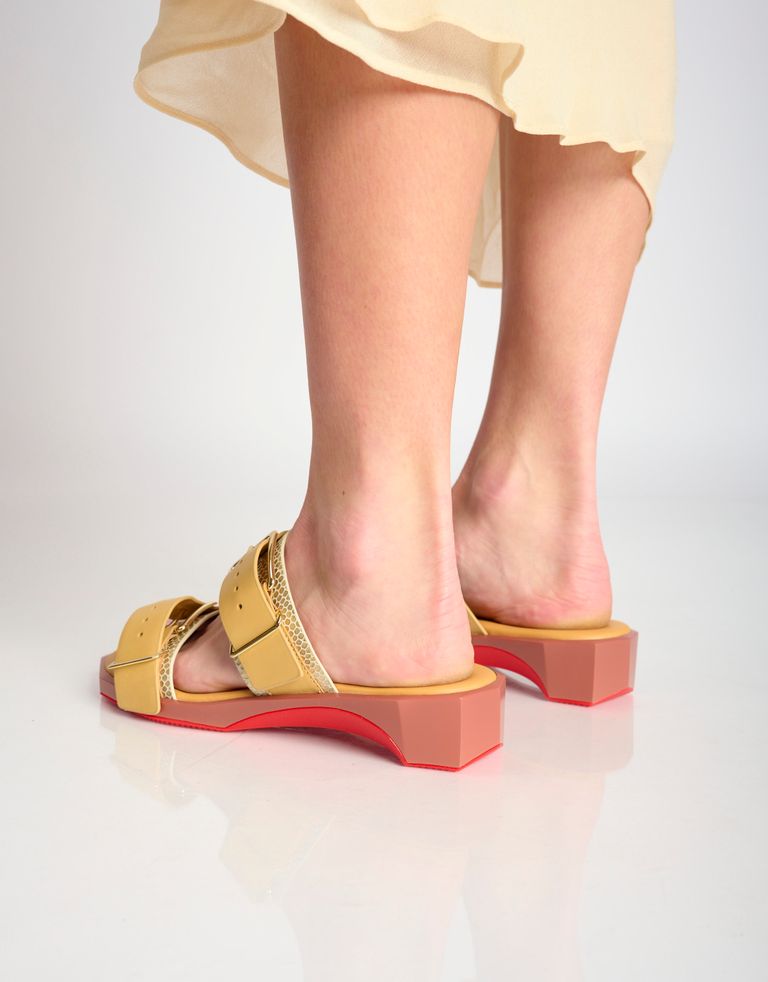 נעלי נשים - 4CCCCEES - כפכפים FOLLIN MONA - בז'4