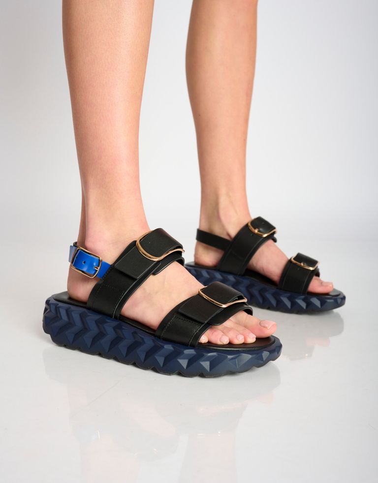 נעלי נשים - 4CCCCEES - סנדלי פלטפורמה JABARA SAN - שחור4