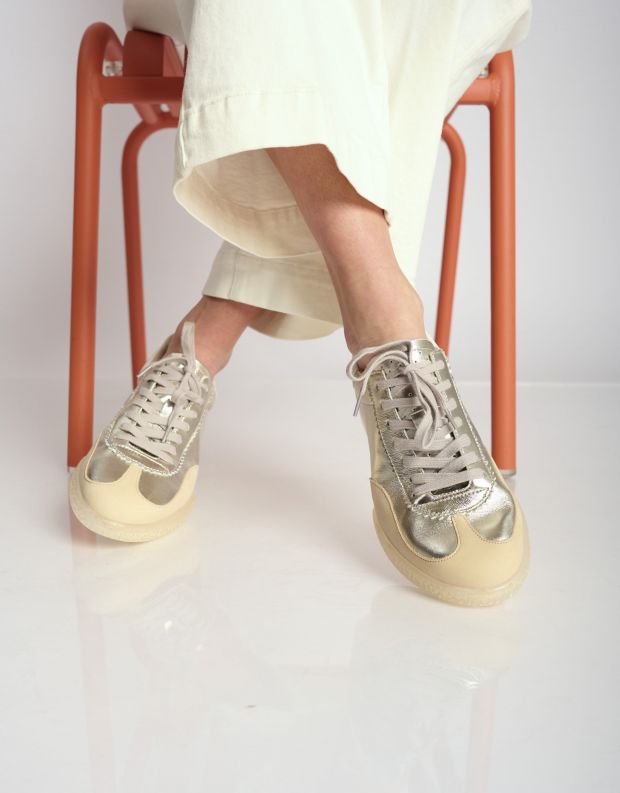 נעלי נשים - 4CCCCEES - סניקרס BUBBLE ORION - פלטינה