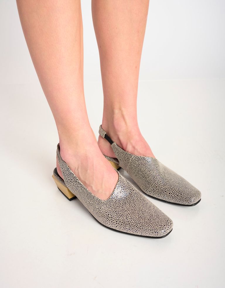 נעלי נשים - Yuko Imanishi - נעלי סירה KAREN - אפור   שחור4