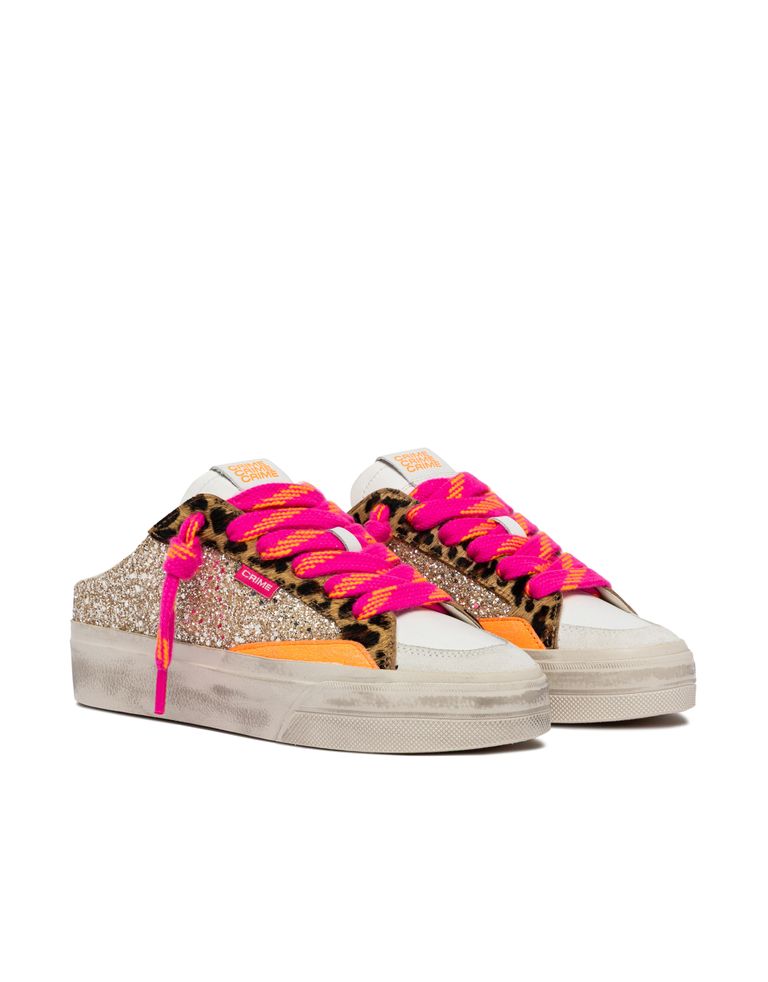 נעלי נשים - Crime London - כפכפים ALANIS - זהב2