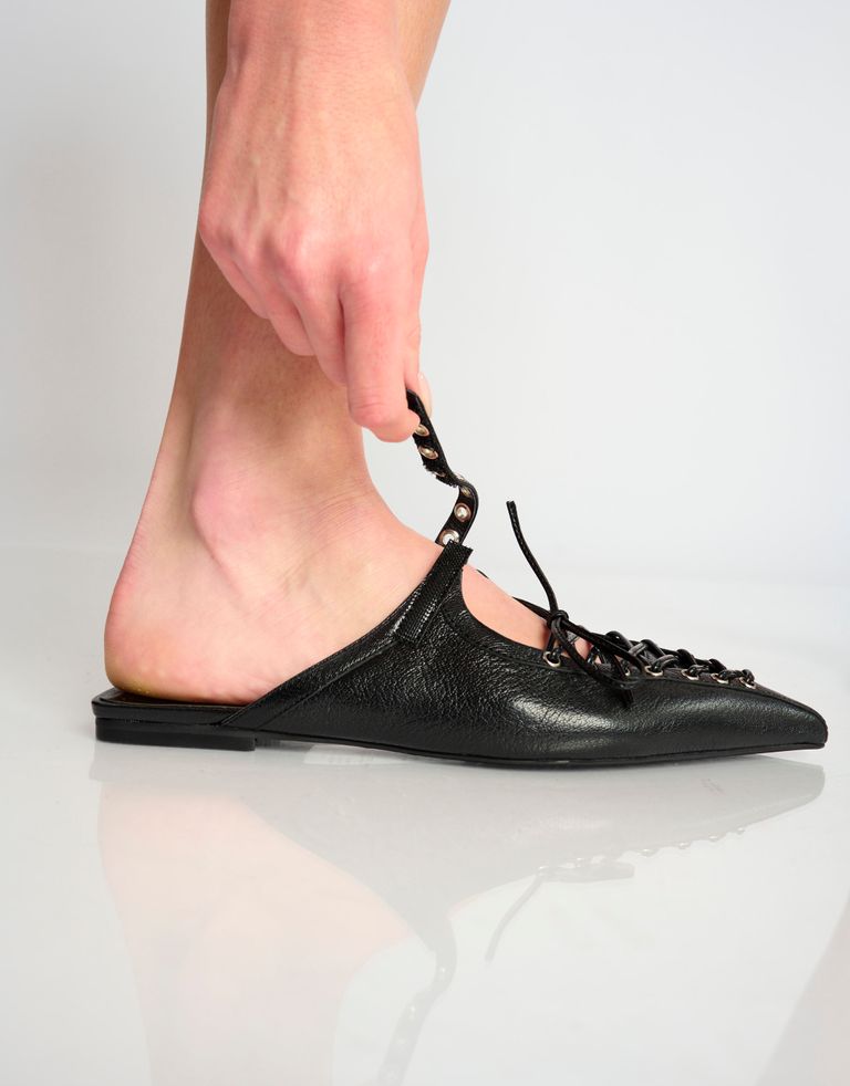 נעלי נשים - Jeffrey Campbell - כפכפים שטוחים JASKIER - שחור4