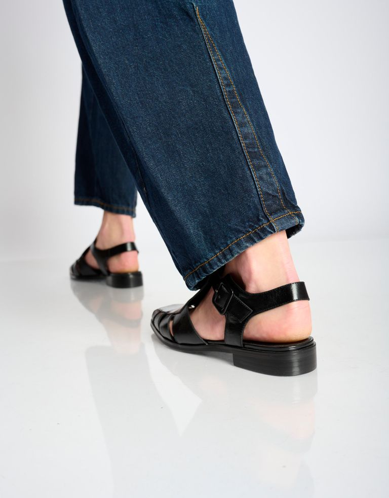 נעלי נשים - Jeffrey Campbell - סנדלים שטוחים LANDEN-2 - שחור4