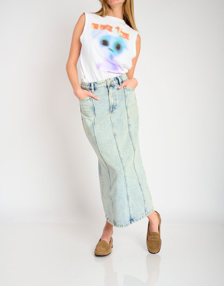 נעלי נשים - Jeffrey Campbell - מוקסינים מזמש SMARTY - חום בהיר3