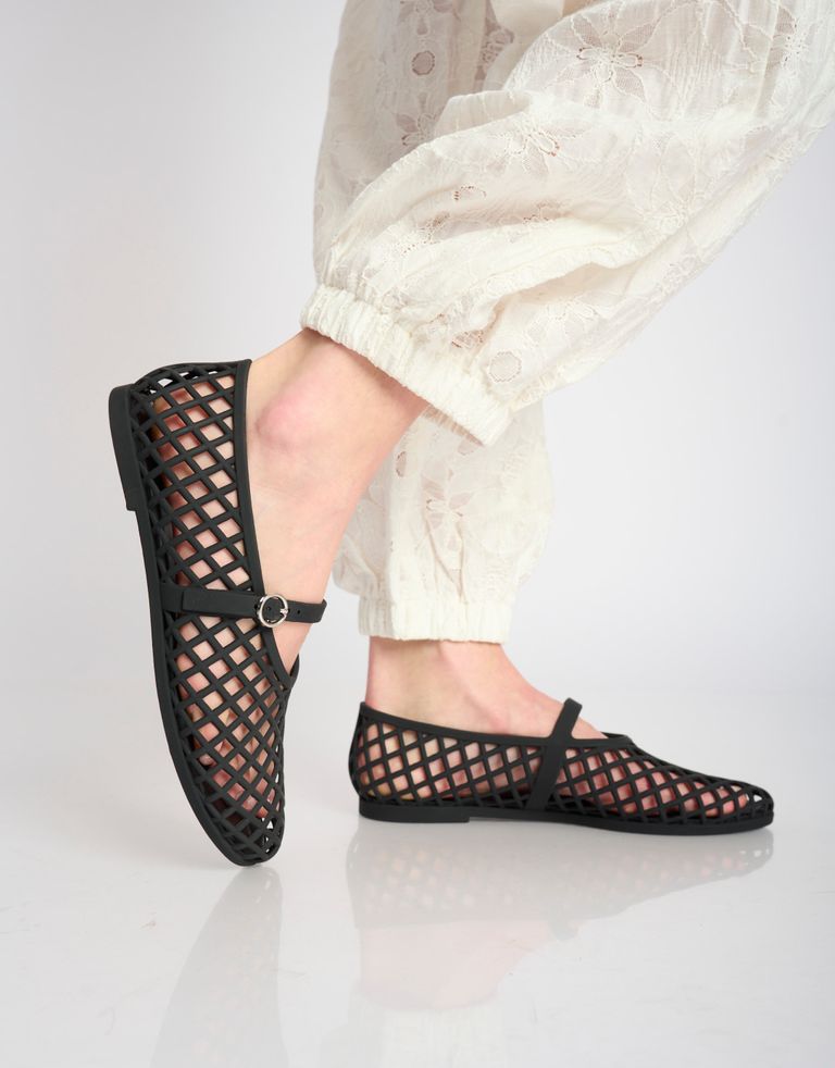 נעלי נשים - Jeffrey Campbell - נעלי גומי SEA FOAM - שחור4