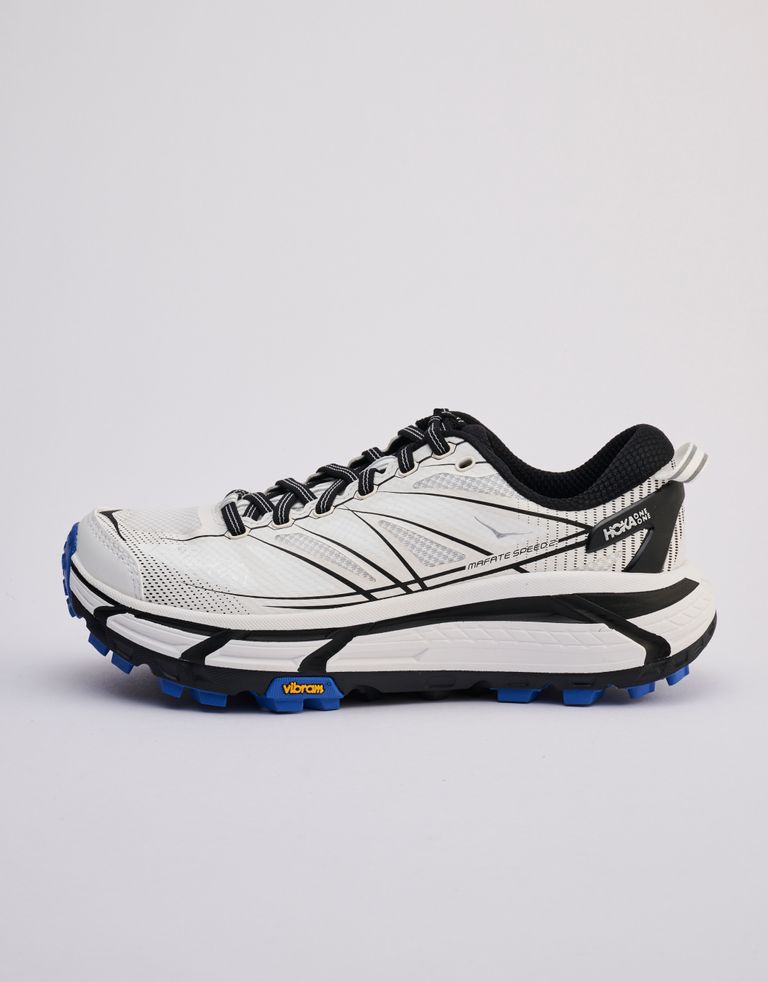 נעלי נשים - Hoka - סניקרס MAFATE SPEED 2 - לבן   שחור4