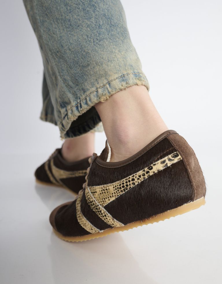 נעלי נשים - Gola - סניקרס זמש CLEORA LUXE - חום4