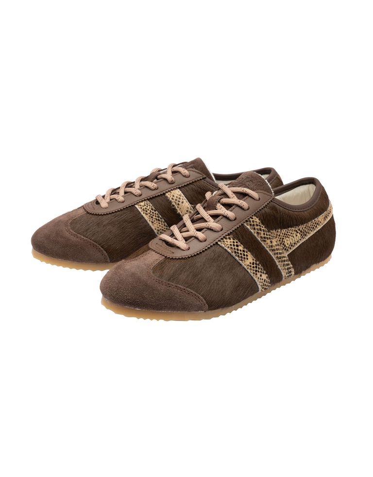 נעלי נשים - Gola - סניקרס זמש CLEORA LUXE - חום1