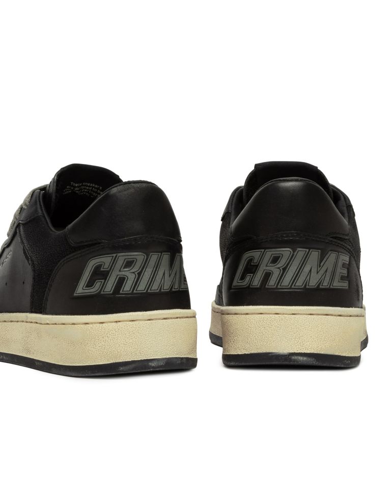 נעלי גברים - Crime London - סניקרס LENNOX - שחור4