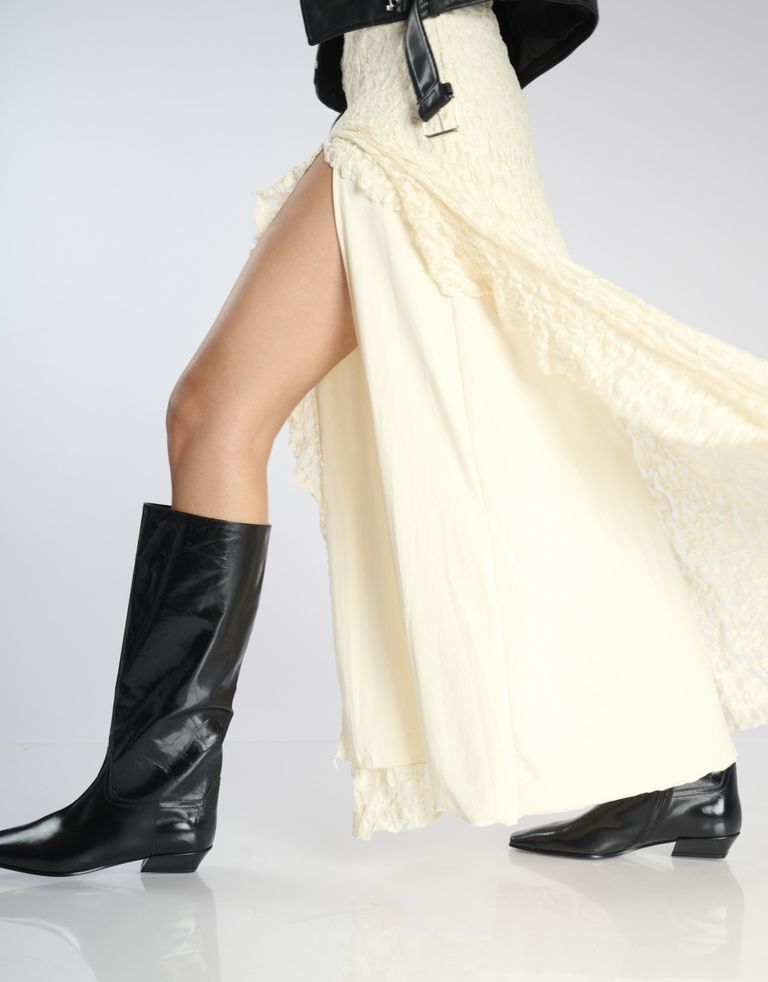 נעלי נשים - Jeffrey Campbell - מגפי עור PASSO - שחור1