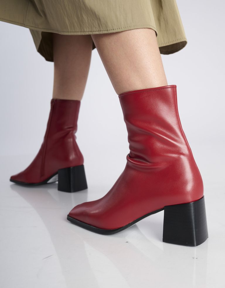 נעלי נשים - Jeffrey Campbell - מגפונים SLIQUE - אדום4